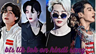 Bts tik tokinsta reels on hindi amp english song bts [upl. by Hterag]