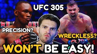 Israel Adesanya Will Beat Dricus Du Plessis At UFC 305 [upl. by Sirap]