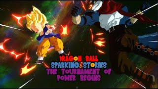 DB SPARKING STORIES  WHAT IF GT WAS IN THE TOURNAMENT OF POWER  The Tournament Of Power Begins 1 [upl. by Franciska460]