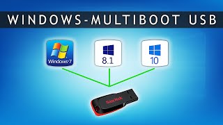 How to Create Multiboot USB for Windows 7 81 and 10 [upl. by Losiram360]