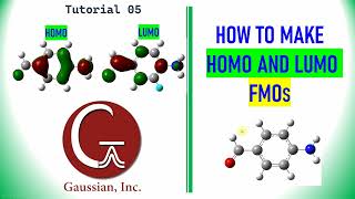 How to make HOMO and LUMO Molecular Orbitals using GaussView [upl. by Yentrac268]