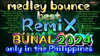 medley bounce best remix 2024 discoremix remix disco music 4k bunal medley budots [upl. by Eiznekcam]