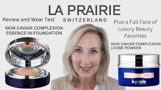 LA PRAIRIE ESSENCEINFOUNDATION REVIEW and WEAR TEST  Plus Full Face of Luxury Beauty Favorites [upl. by Akere71]