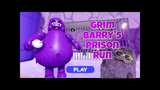 GRIM BARRYquotS PRISON RUN ┃ESCAPE OBBY in ROBLOX [upl. by Areit]