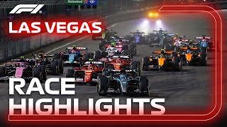 Race Highlights  2024 Las Vegas Grand Prix [upl. by Spiers]