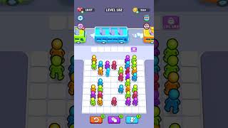 Bus Jam Level 182 gameplay puzzle [upl. by Makell870]