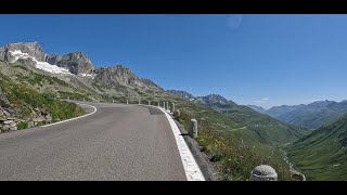 Swiss Bicycling Furka Pass from Andermatt 4K [upl. by Eihpos]