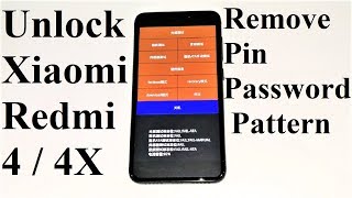 FORGOT PASSWORD  How to Unlock Xiaomi Redmi 4 4X 4A or ANY Xiaomi Smartphone [upl. by Davilman]