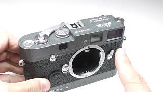 LEICA ライカ MP LHSA grey hammertone finish LEICAVIT M  Summicron 35mm F2 ASPH SET [upl. by Aehta]