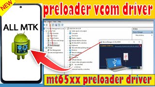 How to install mtk driver MediTek PreLoader USB VCOM [upl. by Werner]