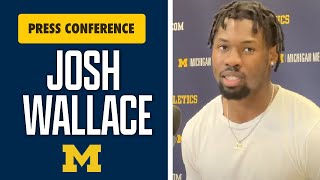 Josh Wallace On Why He Chose Michigan Mike Sainristil Transition To Big Ten  Michigan Football [upl. by Webb]