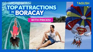 21 BORACAY TOURIST SPOTS amp Activities with PRICES • Travel Guide PART 2 • The Poor Traveler [upl. by Adrell]