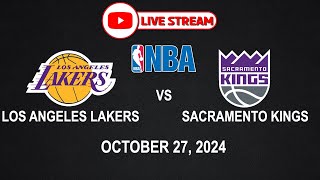 NBA LIVE LAKERS vs KINGS  NBA REGULAR SEASON  October 27 2024  NBA2K24 Simulation Only [upl. by Eggett]