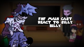 FNF Main Cast react to Vs Yourself Hit Single Real Silly Billy [upl. by Ilime]