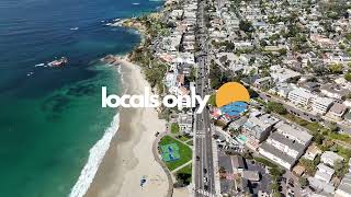 Aerial View of Main Beach and Heisler Park in Laguna Beach [upl. by Stearns]