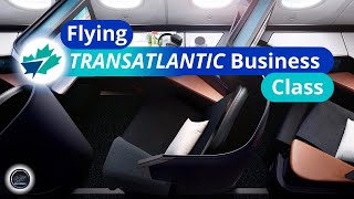 Flying from Europe on WestJet  Boeing 7879 Dreamliner Business Class from London to Toronto [upl. by Adriel]