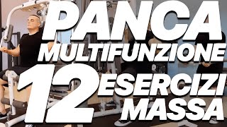 Panca Multifunzione i 12 Migliori Esercizi per la Massa della Parte Alta a Casa [upl. by Jacobsohn]