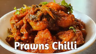 Prawns Chilli RecipeYetty ChilliPrawns Dry in Mangalorean StylePrawns Gravy [upl. by Milissa]