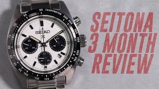 3 Month Ownership of Seiko Seitona SSC813 Review [upl. by Areval842]