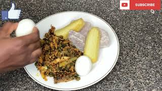 How to prepare Spinach stew Cook an Authentic Ghanaian dish with me You and your family will enjoy [upl. by Aicineohp]