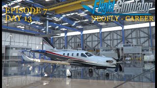 MSFS NeoFly Career Mode  Episode 7 Passed  Class C Certification  Daher TBM 930 [upl. by Gessner853]