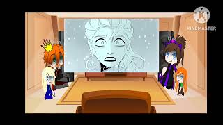 Past Frozen React To Annas Villain SongGPRV [upl. by Ecnaled242]