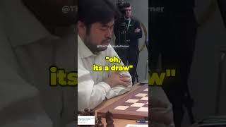 When a 16 year old Firouzja left Hikaru speechless 😳 chess ajedrez echecs hikarunakamura [upl. by Llenra]