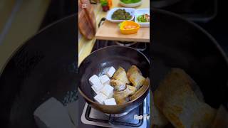 HOW TO STEWED TOFU WITH PERILLA FISH RECIPE shortsvideo cooking food [upl. by Allets212]