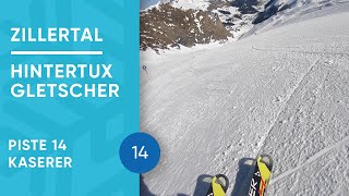 Hintertuxer Gletscher  Piste 14  Kaserer [upl. by Tomasz]