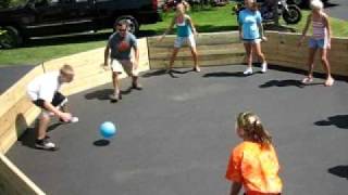 Gaga Ball Portable amp Permanent Pits by Coach Cliff [upl. by Aivun]