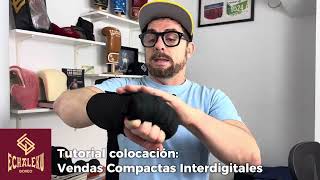 Tutorial colocación Vendas Compactas Interdigitales ECHALEKU BOXEO 🥊 [upl. by Mixie]