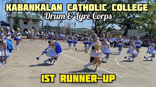 1st Runner Up Kabankalan Catholic College HS Drum amp Lyre Corps  117th Founding Anniversary [upl. by Twelve]