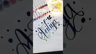 Best Magical Calligraphy  Handwriting  Name calligraphy shorts shaartgallery artdiy trending [upl. by Kristien]