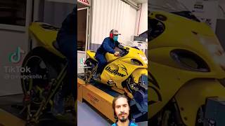 Suzuki Hayabusa Turbo Dyno Run🔥 suzuki hayabusa turbo turboengine superbike rider shorts [upl. by Burl]