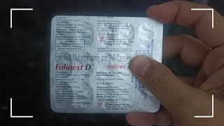 Folic Acid Methylcobalamin and DHA Capsules Uses In Hindi  Folinext D Capsule Uses In Hindi [upl. by Nannoc]