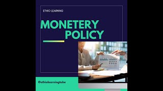 Monetary Policymacroeconomics monetery policymonetary policy economics [upl. by Ioj53]