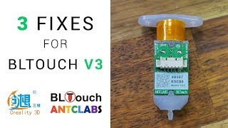 3 Fixes for BLtouch V3 on Creality machines [upl. by Ahsilra]