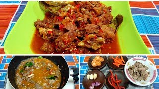 Resep amp Cara Memasak OsengOseng Mercon Tetelan Daging Sapi [upl. by Aleece712]