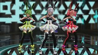 MMD Wellerman Tiktok Dance Haku Gumi Teto [upl. by Shantha]