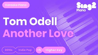 Tom Odell  Another Love Karaoke Piano [upl. by Luapnhoj]