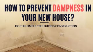 Simple tip to prevent DAMPNESS in walls  Damp Proof Course  DPC [upl. by Ahsinyar]