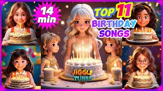 Top 11 Birthday Songs 🎂 Sing And Dance with This Fun Birthday Song [upl. by Nnewg]