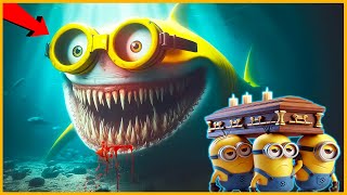 MINIONEXE vs SHARK  Shark transforms into Minion  Coffin Dance COVER catvideos minions [upl. by Carolyn]