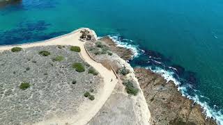 Drone Abalone Cove Trail [upl. by Usanis]