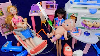 9 Minutes Satisfying with Unboxing Doctor Playset，Pregnant Women Giving Birth Toys Review  ASMR [upl. by Branden]