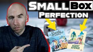 The Best Two PlayerSmall Box Board Games of 2024  Agent Avenue amp Castle Combo Review [upl. by Bohner60]