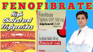 Finolip 145  Lipicard tablet  Fenofibrate tablet uses side effects Mohit dadhich [upl. by Gora656]