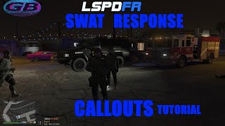 How to install SWAT Response Callouts LSPDFR  GTA 5 MODS [upl. by Atlas]