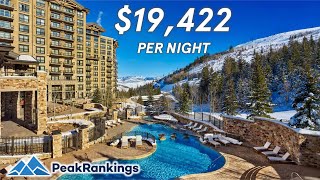 Inside the MOST EXPENSIVE Hotels at Deer Valley [upl. by Maxie]