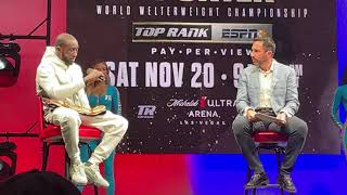 TERENCE CRAWFORD VS SHAWN PORTER PRESS CONFERENCE LIVE [upl. by Pinebrook196]